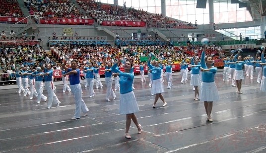 青岛市第三届运动会开幕参赛人数超过6000人